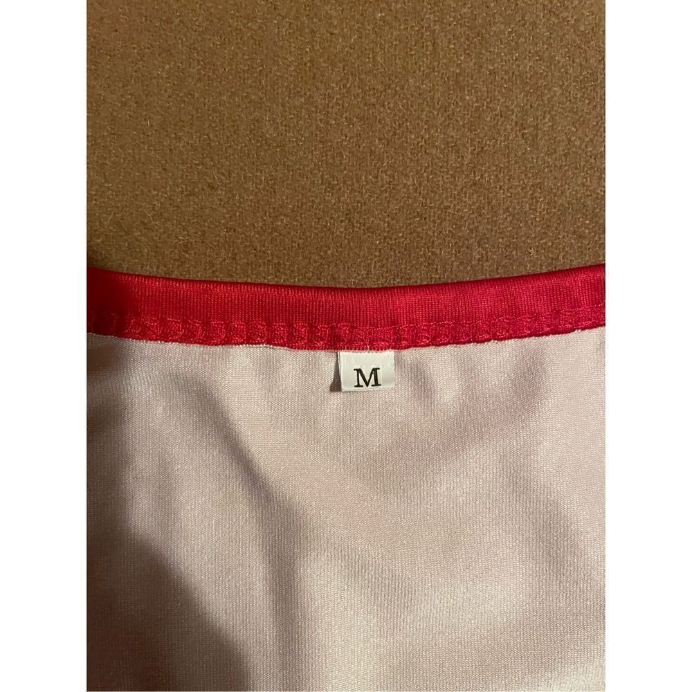 Christmas Print Cut Out Detail Tee - Picture 2 of 4